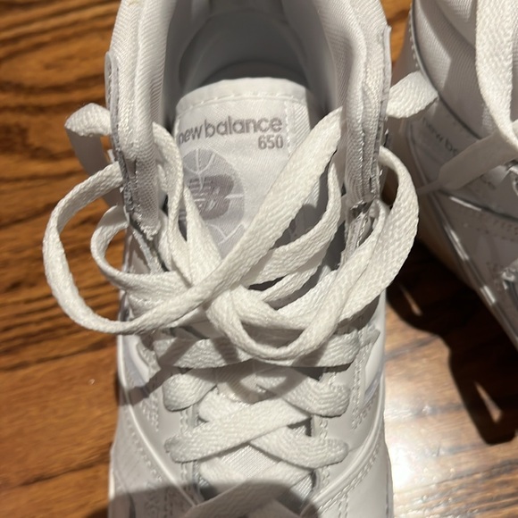 New Balance White 650 Sneakers - Picture 7 of 7